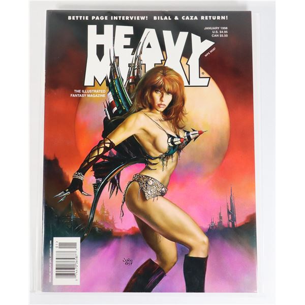 #741 HEAVY METAL MAGAZINE JAN 1998 ADULT COMIC