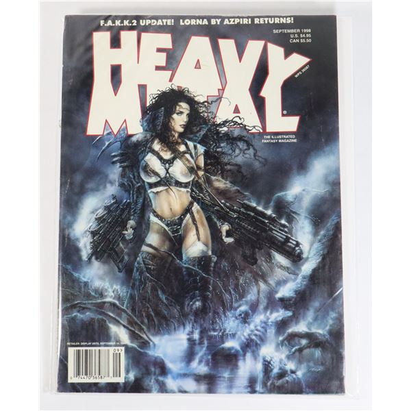 #742 HEAVY METAL MAGAZINE SEPT 1998 ADULT COMIC
