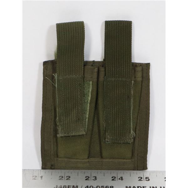 SMALL GREEN MODERN MILITARY 2 POUCH SET