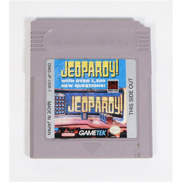 NINTENDO GAME BOY GAME JEOPARDY!