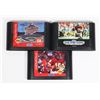 Image 1 : SEGA GENESIS LOT 3 SPORTS GAMES ASSORTED