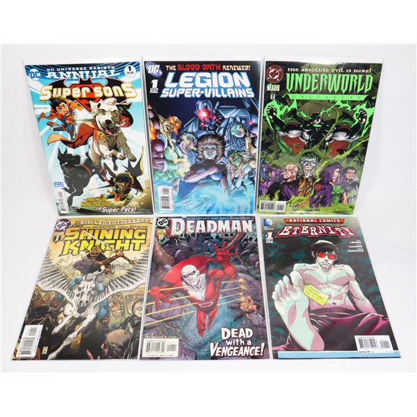 BUNDLE OF ASSORTED DC COMICS INCLUDING SHINING