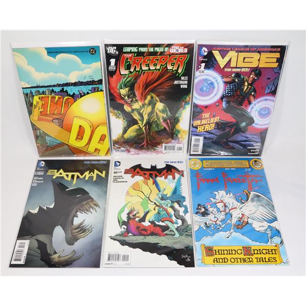 BUNDLE OF ASSORTED DC COMICS INCLUDING THE VIBE #1