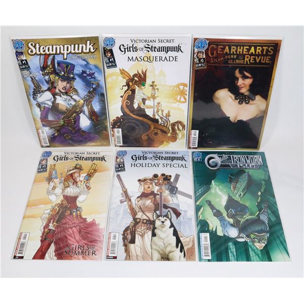 BUNDLE OF ASSORTED STEAMPUNK THEME COMICS