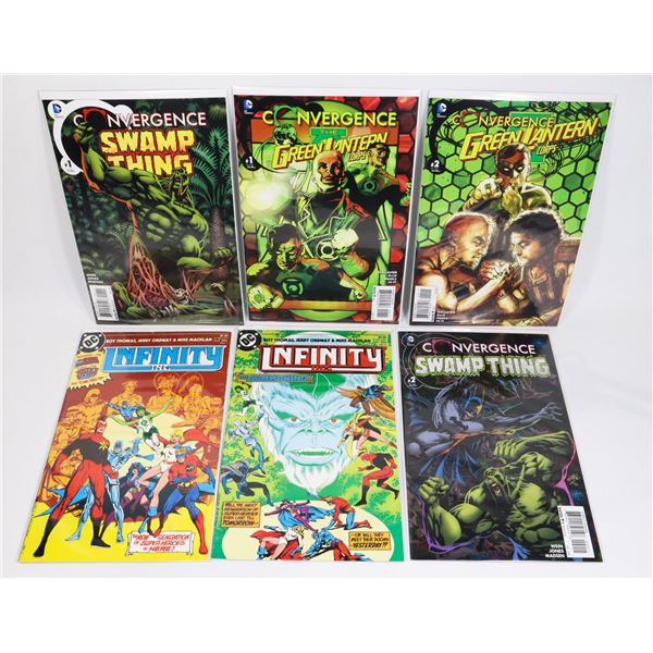 BUNDLE OF ASSORTED DC COMICS INCLUDING CONVERGENCE