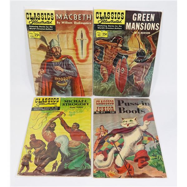 BUNDLE OF ASSORTED CLASSICS ILLUSTRATED COMICS