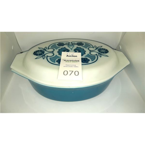 Vintage Pyrex Horizon Blue Cat A