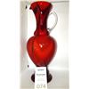 Image 1 : Ruby Red Glass Cat