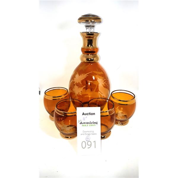 Colored Decanter Set Cat A