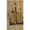 Image 13 : Crystal & Silverplate Cruet Set Cat A