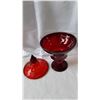 Image 2 : Red Glass Dish Cat A