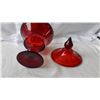 Image 4 : Red Glass Dish Cat A