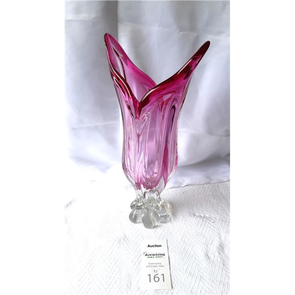 Art Glass Vase Cat A