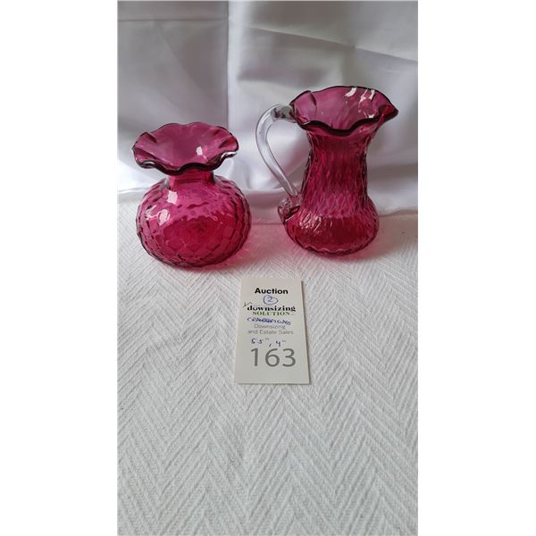 Cranberry Glass Cat A