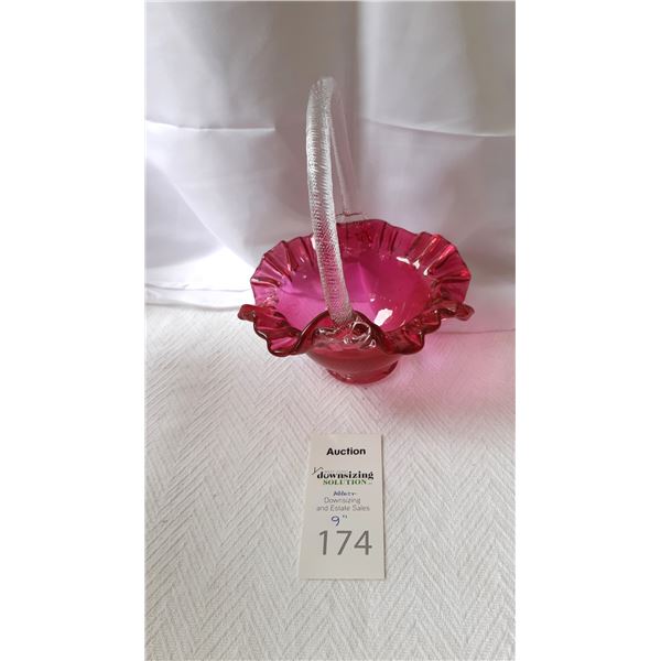 Cranberry Glass Cat A