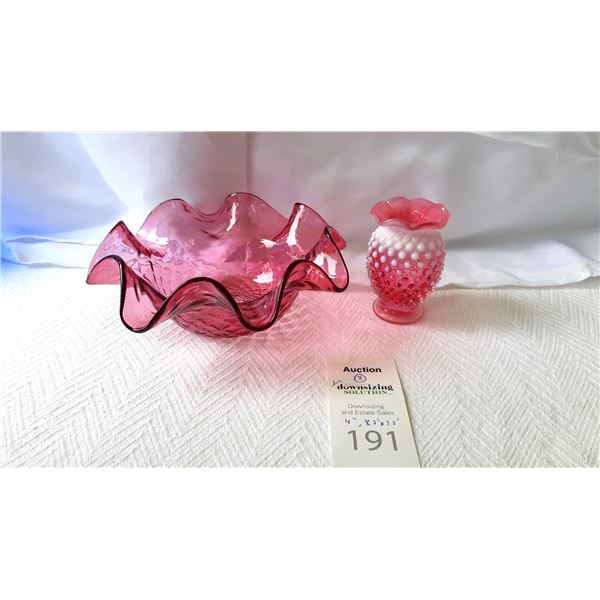 Cranberry Glass Cat A