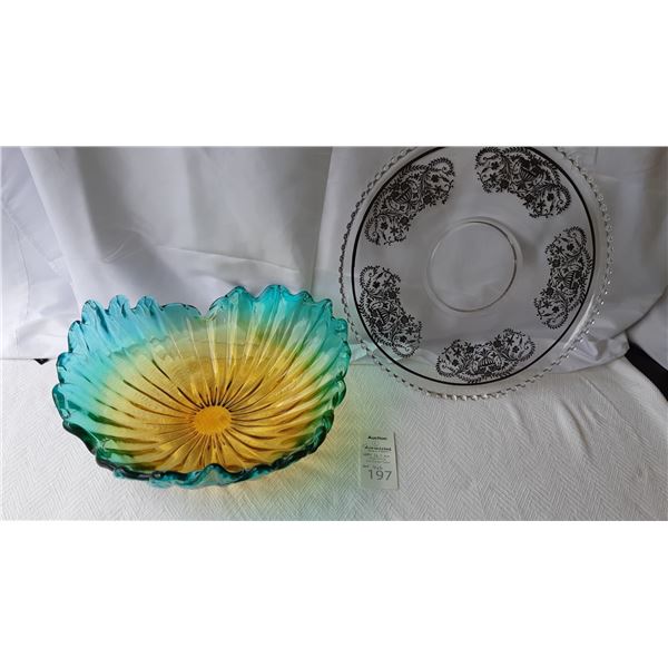 Murano Glass Dish Cat A