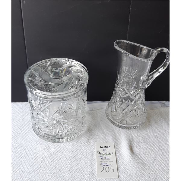 Litszer Crystal Water Pitcher Cat A