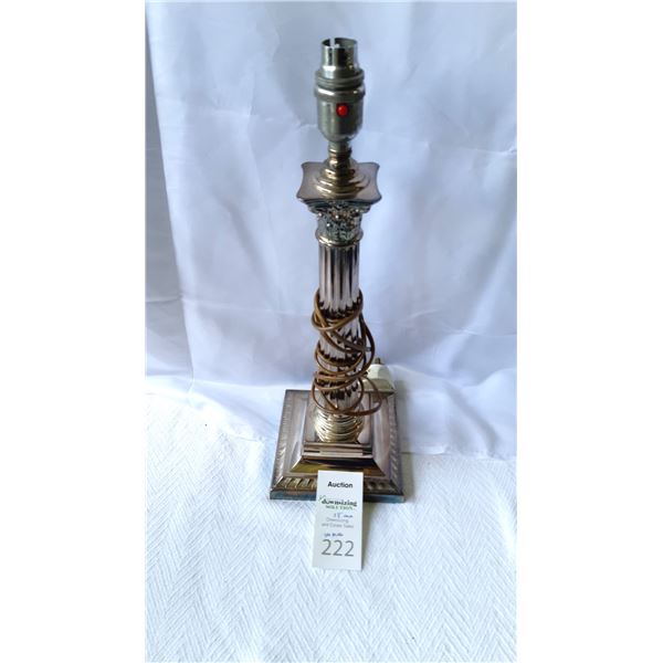 Silverplated Lamp UK Cat A