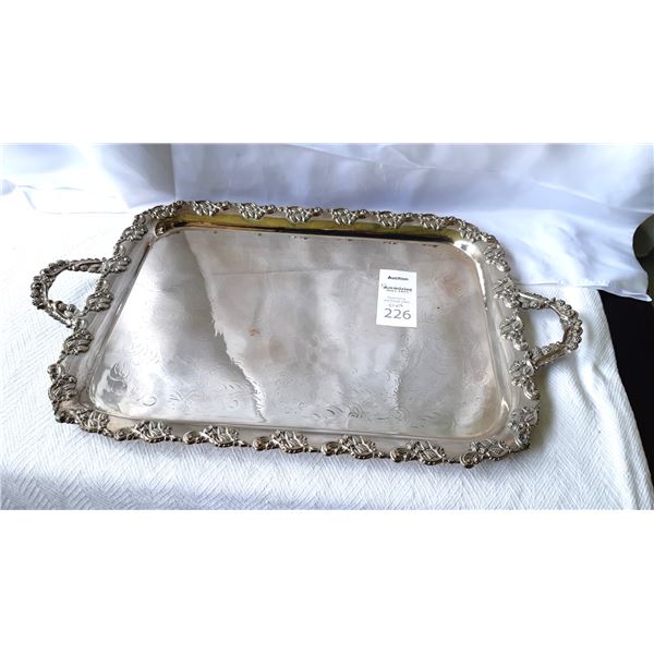 Silverplated Tray Cat A