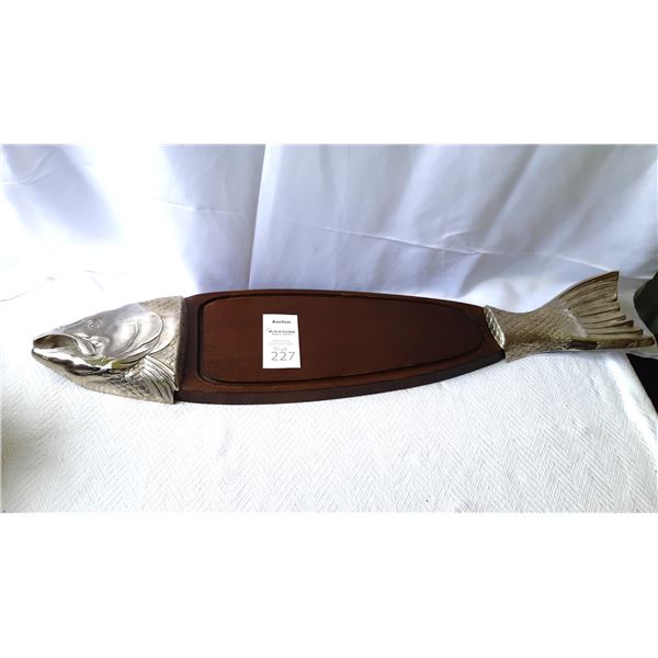 Silverplated Fish Tray Cat A