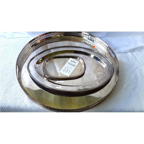 Silverplated Trays Cat A