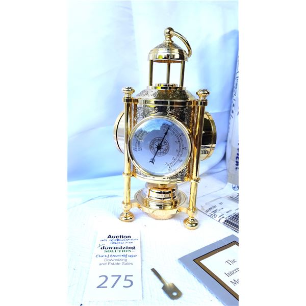 Franklin Mint Meteorological Clock Cat B