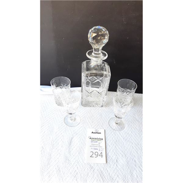 Crystal Decanter Cat A