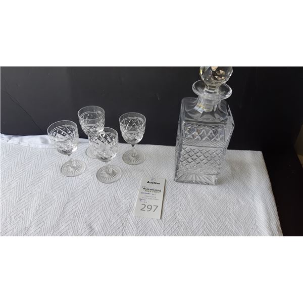 Cut Glass Decanter Set Cat A