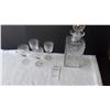 Image 1 : Cut Glass Decanter Set Cat A
