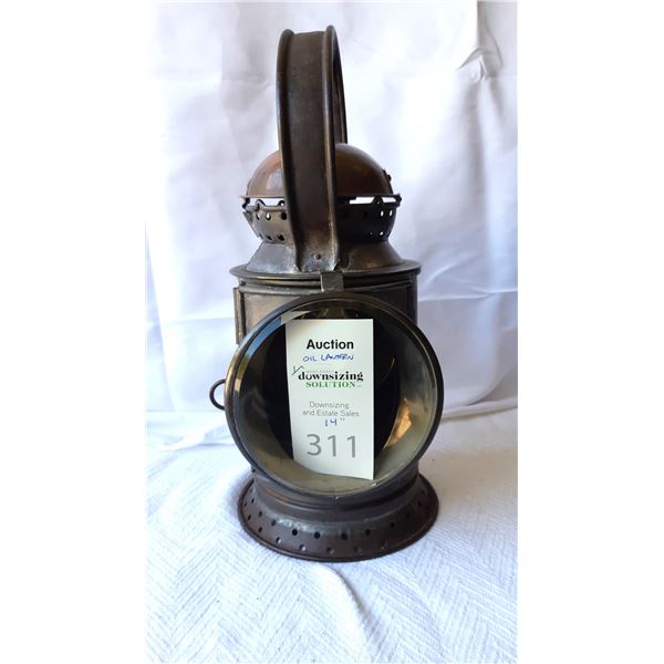 Antique Petroleum Lamp Cat A