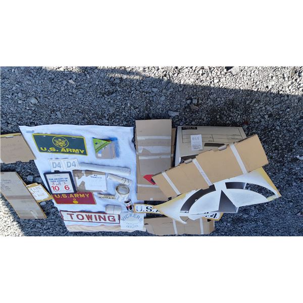 Military Signs & Decals Cat A