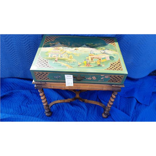 Antique Asian Style Cabinet Cat C