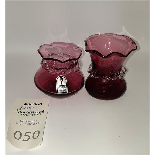 Cranberry Glass Cat A