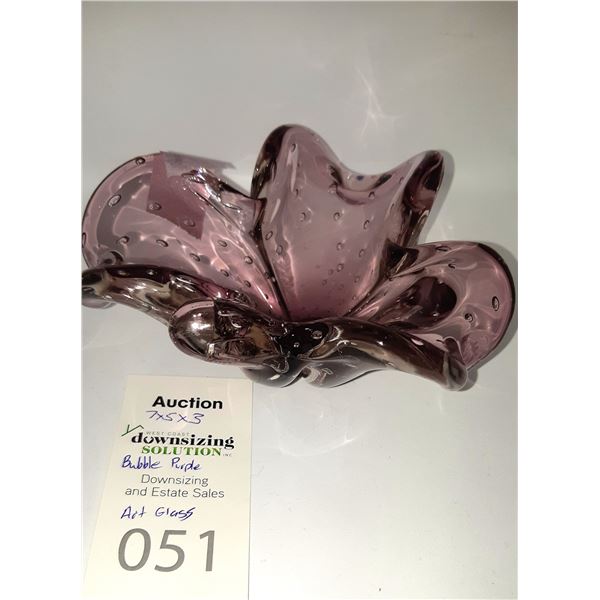 Murano Glass Dish Cat A