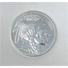 Image 1 : 1 Oz .999 Silver Indigenous/Buffalo Round 