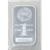 Image 1 : 1 Oz .999+ Silver Walking Liberty Bar 