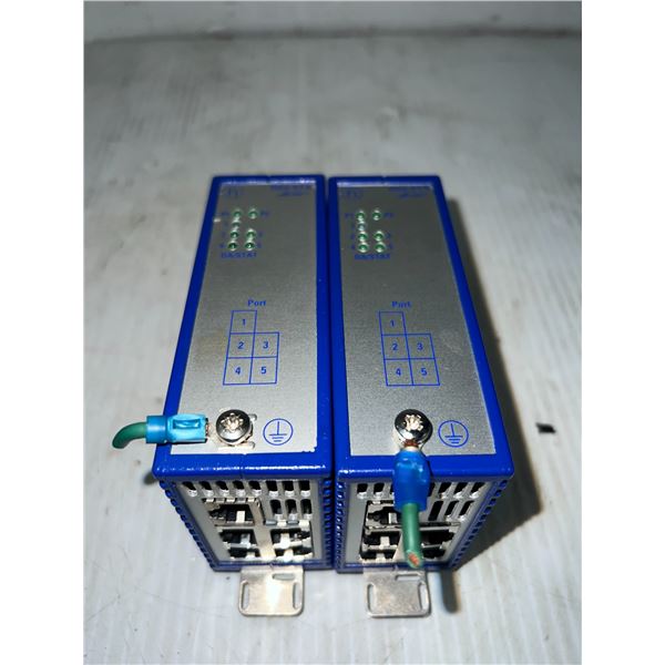 Lot of (2) Hirschmann #RS2-5TX Rail Switches