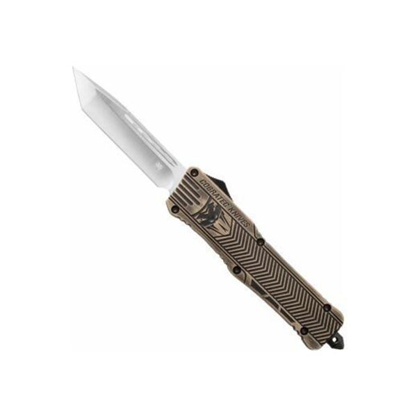 COBRATEC LARGE CTK1 OTF SAND DISTRESSED CRKTE 3.75" TANTO