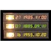 Image 1 : Lot #35: BACK TO THE FUTURE PART III (1990) - Light-up Time Circuit Shrouds with Numeric Readout Fac