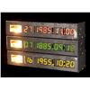 Image 2 : Lot #35: BACK TO THE FUTURE PART III (1990) - Light-up Time Circuit Shrouds with Numeric Readout Fac