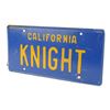 Image 3 : Lot #234: KNIGHT RIDER (T.V. SERIES, 1982 - 1986) - KITT Licence Plate