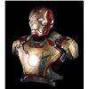 Image 17 : Lot #253: IRON MAN 3 (2013) - Light-up Iron Man (Robert Downey Jr.) Mark 42 Helmet with Replica Ches