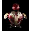 Image 21 : Lot #253: IRON MAN 3 (2013) - Light-up Iron Man (Robert Downey Jr.) Mark 42 Helmet with Replica Ches