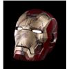 Image 2 : Lot #253: IRON MAN 3 (2013) - Light-up Iron Man (Robert Downey Jr.) Mark 42 Helmet with Replica Ches