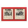 Image 1 : Lot #500: BLIND FAITH - Album Sleeve Autographed by Eric Clapton, Ginger Baker, Steve Winwood and Ri