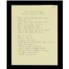 Image 1 : Lot #567: MOTLEY CRUE - "Too Fast For Love" Lyrics Handwritten by Allan Coffman