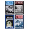 Image 1 : Lot #600: OASIS - Tim Abbot Collection: Set of Four Single and Album Promotional Posters