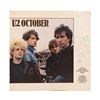 Image 1 : Lot #642: U2 - Band-autographed October LP Sleeve (Irish Pressing)