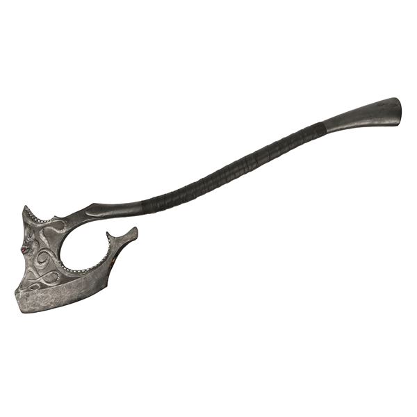 Lot #1111: GAME OF THRONES (TV SERIES, 2011-2019) - Euron Greyjoy's (Pilou AsbÃ¦k) SFX Battle Axe